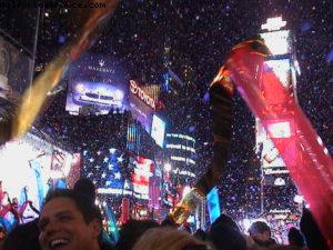 Bonne Année 2002! - Times Square - New York
