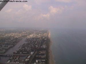 Piloting over south Florida