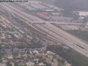 Piloting over south Florida