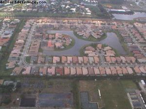 Piloting over south Florida
