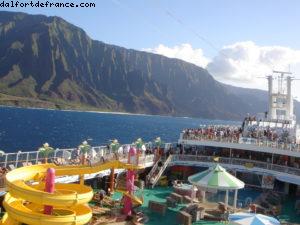 Navigation sur le côte de Na Pali - Kauai - Notre 12eme croisière Atlantis (à bord de l'Oceania Insigna)