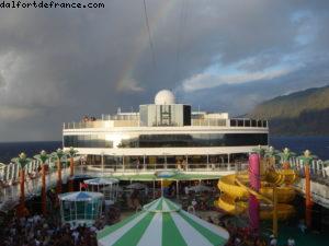 Navigation sur le côte de Na Pali - Kauai - Notre 12eme croisière Atlantis (à bord de l'Oceania Insigna)