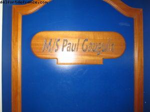 Visite du poste de pilotage - Tahiti - Notre 33eme croisière Atlantis (à bord du Paul Gauguin)