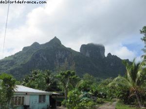 Tour de Bora Bora en vélo - Tahiti - Notre 33eme croisière Atlantis (à bord du Paul Gauguin)