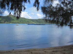 Tour de Bora Bora en vélo - Tahiti - Notre 33eme croisière Atlantis (à bord du Paul Gauguin)