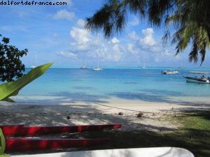 Tour de Bora Bora en vélo - Tahiti - Notre 33eme croisière Atlantis (à bord du Paul Gauguin)