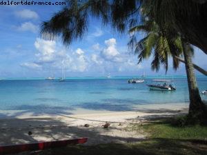 Tour de Bora Bora en vélo - Tahiti - Notre 33eme croisière Atlantis (à bord du Paul Gauguin)