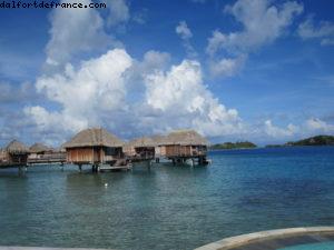 Tour de Bora Bora en vélo - Tahiti - Notre 33eme croisière Atlantis (à bord du Paul Gauguin)