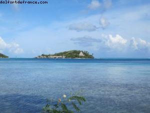 Tour de Bora Bora en vélo - Tahiti - Notre 33eme croisière Atlantis (à bord du Paul Gauguin)
