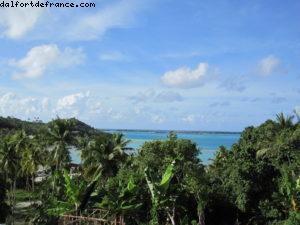 Tour de Bora Bora en vélo - Tahiti - Notre 33eme croisière Atlantis (à bord du Paul Gauguin)