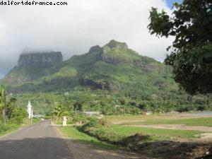 Tour de Bora Bora en vélo - Tahiti - Notre 33eme croisière Atlantis (à bord du Paul Gauguin)