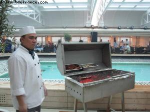 Pique-nique Allemand avec bradwurst - Notre 28eme croisière Atlantis (à bord de l'Eurodam)