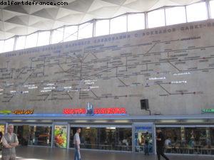La gare de St Petersbourg - Notre 28eme croisière Atlantis (à bord de l'Eurodam)