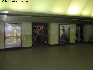 Métro - Portes automatiques - St Petersbourg - Notre 28eme croisière Atlantis (à bord de l'Eurodam)
