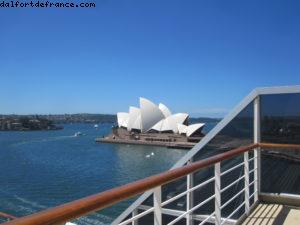 Arrivée à Sydney - Notre 32eme croisière Atlantis (à bord du Volendam)