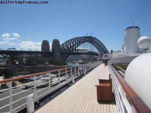 Arrivée à Sydney - Notre 32eme croisière Atlantis (à bord du Volendam)