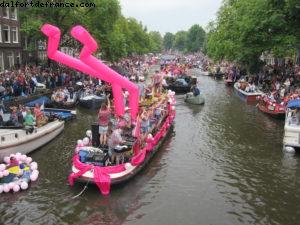 Canal Pride - Amsterdam - Notre 35eme croisière Atlantis (à bord de l'Eurodam)