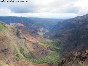 Waimea Canyon - Kauai - Hawaii - Notre 7eme croisière RSVP (à bord du Pride of Hawaii)