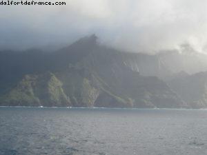 Navigation le long de la côte de Na Pali - Notre 7eme croisière RSVP (à bord du Pride of Hawaii)