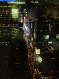 Times Square View from the Lounge - Hotel Sheraton - New York