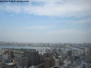 Vue de notre chambre - Osaka
