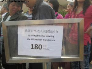 Exposition Universelle de Shanghai - Chine 