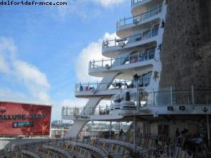 Notre Balcon ( Drapeau français) - Notre 39eme croisière Atlantis (à bord de l'Allure of the seas)