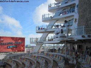 Notre Balcon (Drapeau français) - Notre 39eme croisière Atlantis (à bord de l'Allure of the seas)