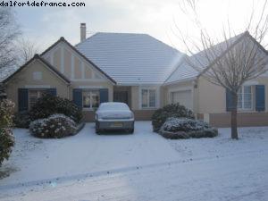 Disneyland Paris sous la neige