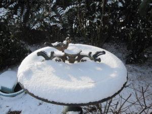Disneyland Paris sous la neige