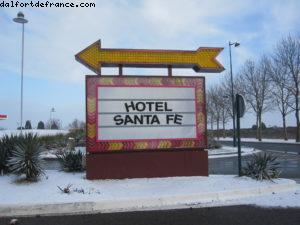 Disneyland Paris sous la neige
