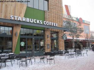 Disneyland Paris sous la neige