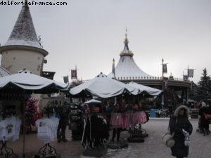 Disneyland Paris sous la neige