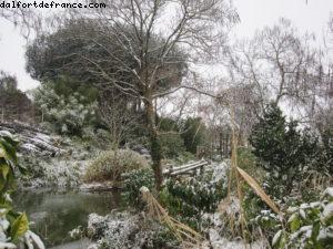 Disneyland Paris sous la neige