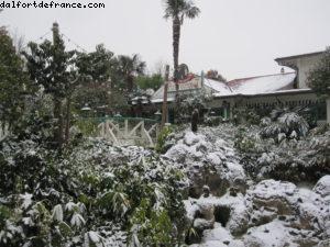 Disneyland Paris sous la neige