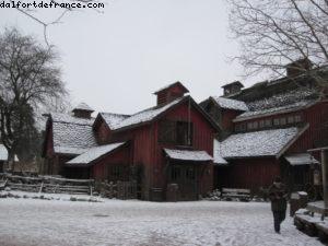 Disneyland Paris sous la neige