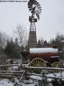 Disneyland Paris sous la neige