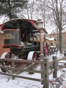Disneyland Paris sous la neige