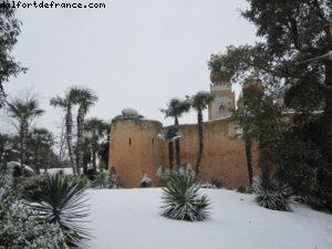 Disneyland Paris sous la neige