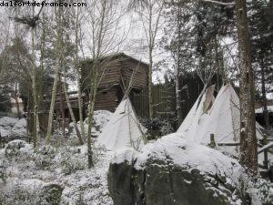 Disneyland Paris sous la neige
