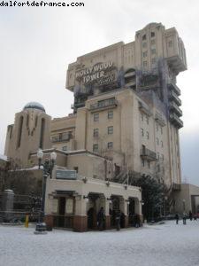 Disneyland Paris sous la neige