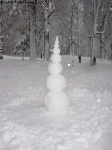 Tempête de neige - New York