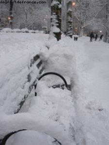 Tempête de neige - New York