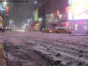 Tempête de neige - New York