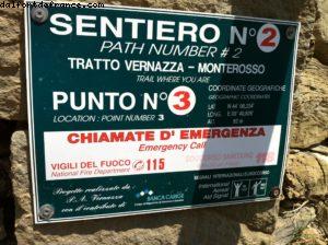 Sentier de randonnées entre Monterosse et Vernazza - Les Cinq Terres - Notre 40eme croisière (à bord du Celebrity Silouhette)