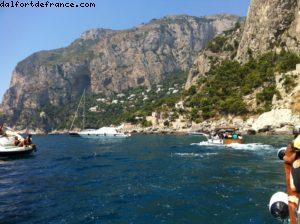 Tour de Capri en bateau - Notre 40eme croisière (à bord du Celebrity Silouhette)