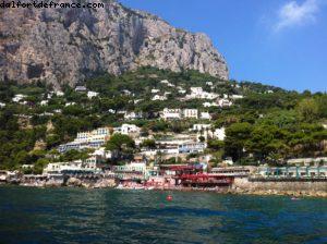 Tour de Capri en bateau - Notre 40eme croisière (à bord du Celebrity Silouhette)