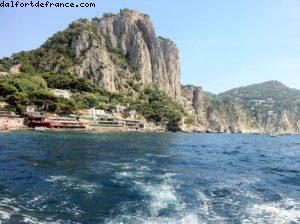 Tour de Capri en bateau - Notre 40eme croisière (à bord du Celebrity Silouhette)