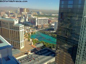 vue du haut de l'hôtel Vdara - Las Vegas 