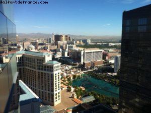 vue du haut de l'hôtel Vdara - Las Vegas 